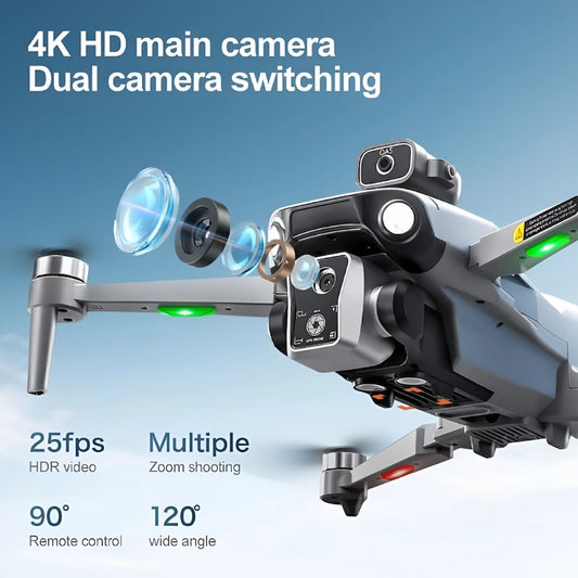 K19 Max Drone showing 360-degree Laser Obstacle Avoidance Sensor for Safe Flight