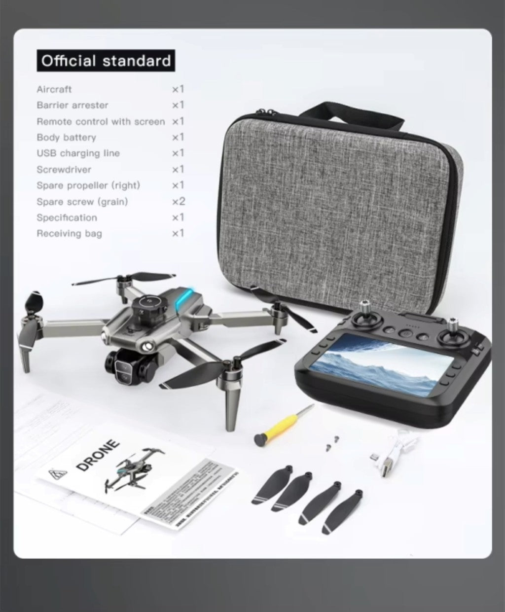 SG109 Max Dual Camera System with 4K Main Lens and Bottom Optical Flow Sensor